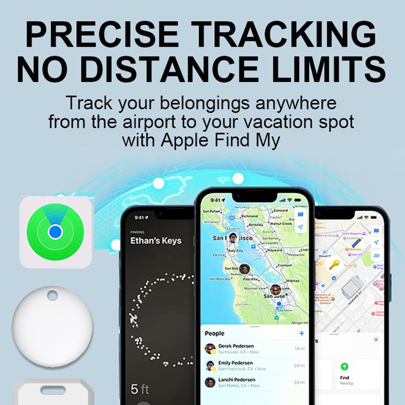 2025 latest findmy tracker key finder anti-lost device for ios LR5003