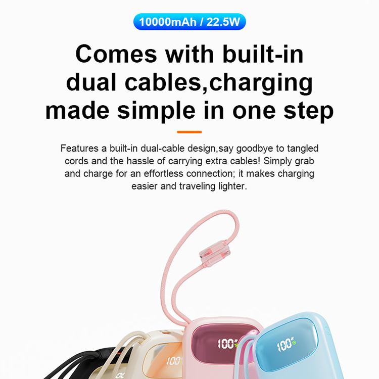 2026 new 10000mAh 22.5W Semi-Solid-State Power Bank LT132