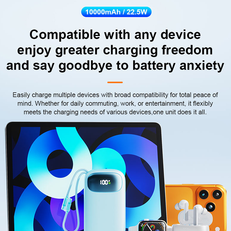 2026 new 10000mAh 22.5W Semi-Solid-State Power Bank LT132