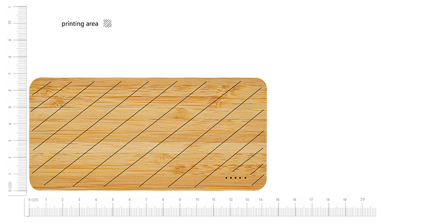 10000mAh Bamboo Wireless Power Bank LWS-2013