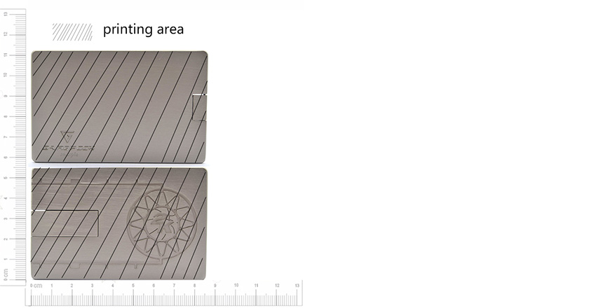 Custom metal card usb LWU1046