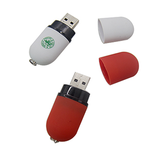 Lipstick shape plastic flash memory LWU132