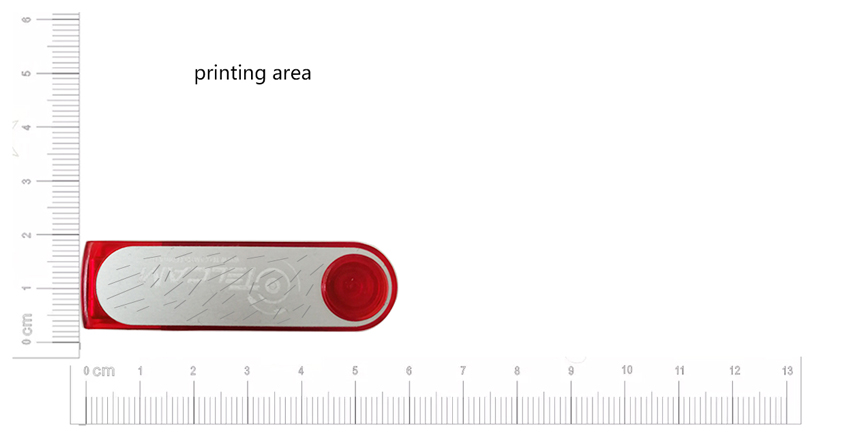 Plastic swivel flash drive LWU144