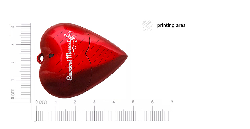 Heart shaped usb drive LWU162