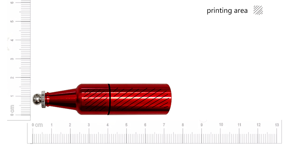 metal bottle shaped usb storage device LWU187