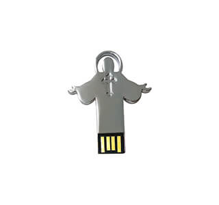 metal christ shape 32gb flash drive LWU542