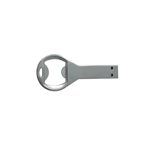 metal bottle opener shaped usb storage device LWU670